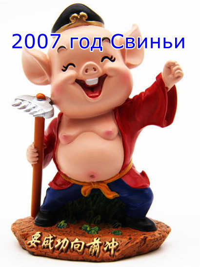 2007 год Свиньи